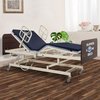 Medacure Standard Height Fixed Width Hospital Bed, Fully Electric  Mahagony MC-SLB42MH